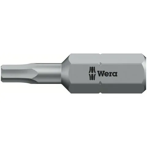 WERA 1/4" HEXPLUS INBUS BIT  3.0X25MM