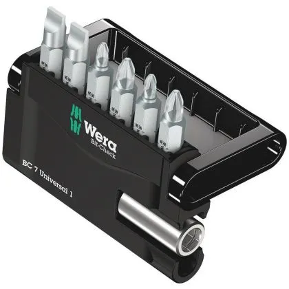 WERA BITCHECK 7 UNIVERSAL 1 7ST  056295